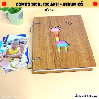 Gói in ảnh S3 – Gói 100 ảnh 6.9 và album