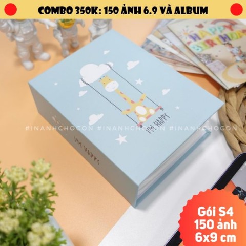 Gói in ảnh S4 – Gói 150 ảnh 6.9 và album
